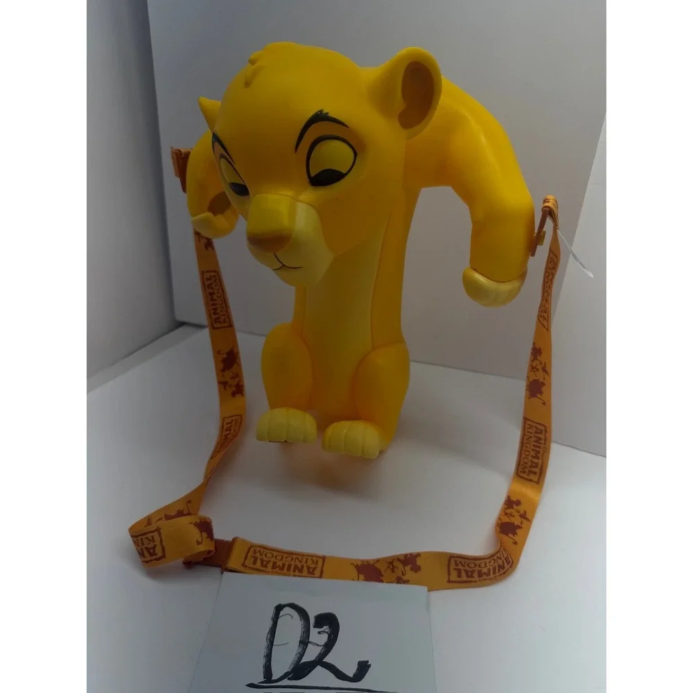 Disney Lion‎ King Simba Popcorn Bucket w/ Lanyard - Animal Kingdom
